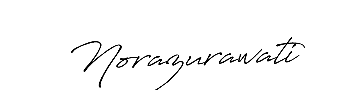 Also we have Norazurawati name is the best signature style. Create professional handwritten signature collection using Antro_Vectra_Bolder autograph style. Norazurawati signature style 7 images and pictures png