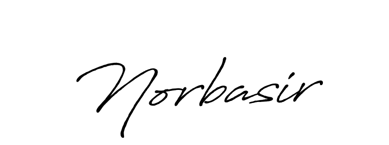 It looks lik you need a new signature style for name Norbasir. Design unique handwritten (Antro_Vectra_Bolder) signature with our free signature maker in just a few clicks. Norbasir signature style 7 images and pictures png