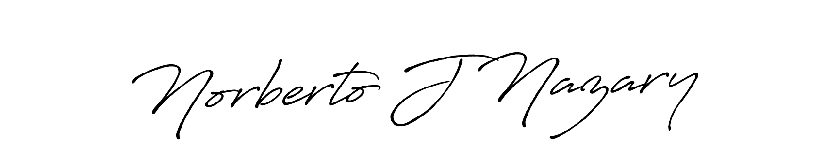 Also You can easily find your signature by using the search form. We will create Norberto J Nazary name handwritten signature images for you free of cost using Antro_Vectra_Bolder sign style. Norberto J Nazary signature style 7 images and pictures png