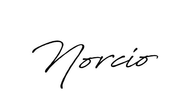 Design your own signature with our free online signature maker. With this signature software, you can create a handwritten (Antro_Vectra_Bolder) signature for name Norcio. Norcio signature style 7 images and pictures png