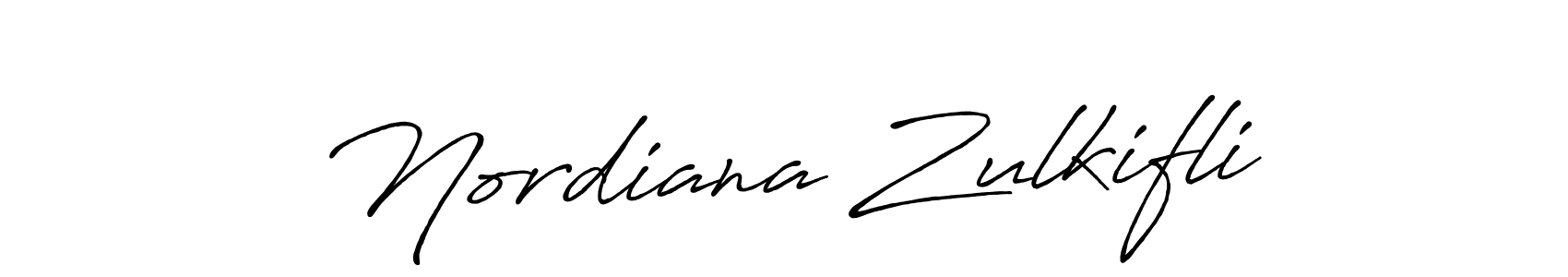 Make a short Nordiana Zulkifli signature style. Manage your documents anywhere anytime using Antro_Vectra_Bolder. Create and add eSignatures, submit forms, share and send files easily. Nordiana Zulkifli signature style 7 images and pictures png