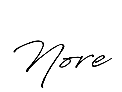 Antro_Vectra_Bolder is a professional signature style that is perfect for those who want to add a touch of class to their signature. It is also a great choice for those who want to make their signature more unique. Get Nore name to fancy signature for free. Nore signature style 7 images and pictures png