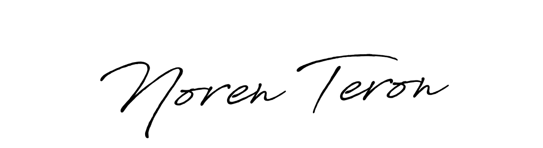 Antro_Vectra_Bolder is a professional signature style that is perfect for those who want to add a touch of class to their signature. It is also a great choice for those who want to make their signature more unique. Get Noren Teron name to fancy signature for free. Noren Teron signature style 7 images and pictures png