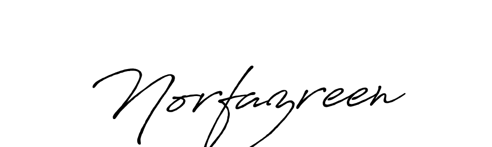 Make a beautiful signature design for name Norfazreen. Use this online signature maker to create a handwritten signature for free. Norfazreen signature style 7 images and pictures png