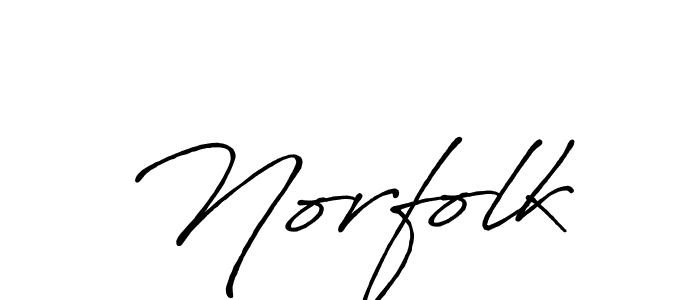 Make a beautiful signature design for name Norfolk. With this signature (Antro_Vectra_Bolder) style, you can create a handwritten signature for free. Norfolk signature style 7 images and pictures png