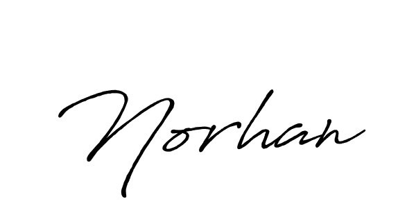 How to make Norhan name signature. Use Antro_Vectra_Bolder style for creating short signs online. This is the latest handwritten sign. Norhan signature style 7 images and pictures png