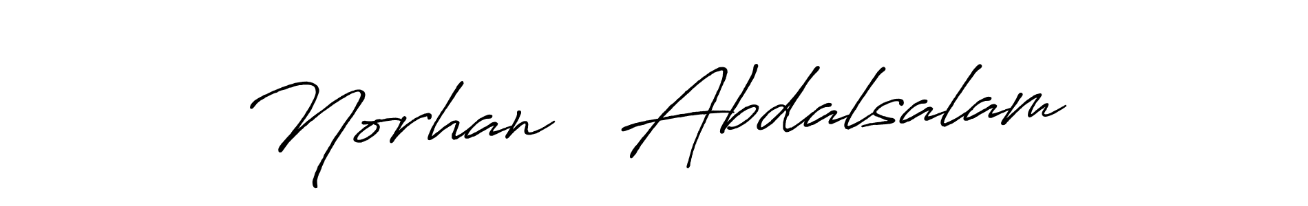 How to make Norhan   Abdalsalam signature? Antro_Vectra_Bolder is a professional autograph style. Create handwritten signature for Norhan   Abdalsalam name. Norhan   Abdalsalam signature style 7 images and pictures png