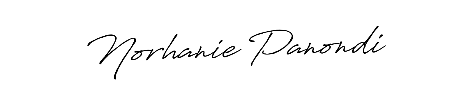 Also You can easily find your signature by using the search form. We will create Norhanie Panondi name handwritten signature images for you free of cost using Antro_Vectra_Bolder sign style. Norhanie Panondi signature style 7 images and pictures png