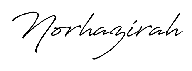 Upgrade your professional image with Norhazirah signature created with Antro_Vectra_Bolder font. Fast, free, and watermark-free download. Norhazirah signature style 7 images and pictures png