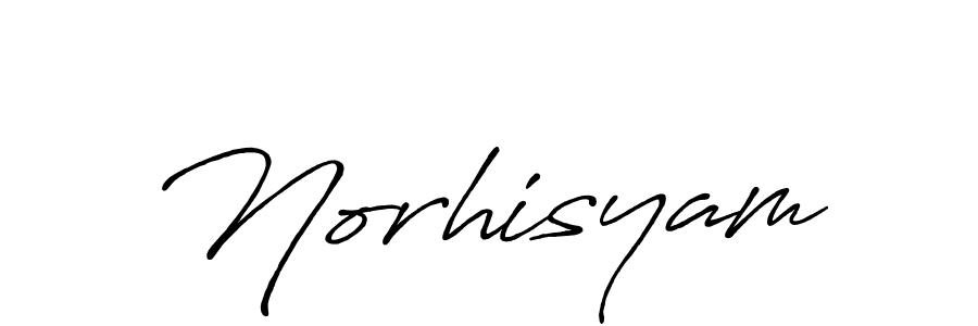How to make Norhisyam name signature. Use Antro_Vectra_Bolder style for creating short signs online. This is the latest handwritten sign. Norhisyam signature style 7 images and pictures png