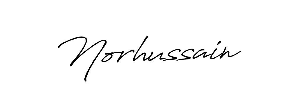 Design your own signature with our free online signature maker. With this signature software, you can create a handwritten (Antro_Vectra_Bolder) signature for name Norhussain. Norhussain signature style 7 images and pictures png