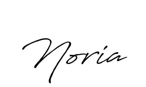 Design your own signature with our free online signature maker. With this signature software, you can create a handwritten (Antro_Vectra_Bolder) signature for name Noria. Noria signature style 7 images and pictures png