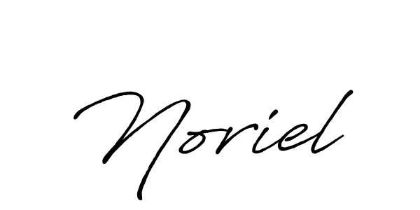 Noriel stylish signature style. Best Handwritten Sign (Antro_Vectra_Bolder) for my name. Handwritten Signature Collection Ideas for my name Noriel. Noriel signature style 7 images and pictures png