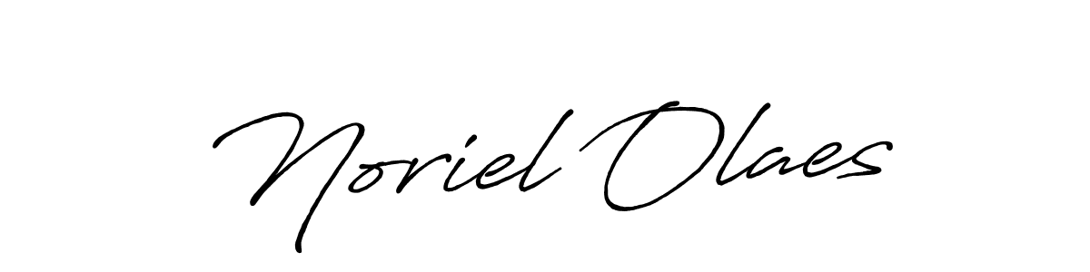 Noriel Olaes stylish signature style. Best Handwritten Sign (Antro_Vectra_Bolder) for my name. Handwritten Signature Collection Ideas for my name Noriel Olaes. Noriel Olaes signature style 7 images and pictures png