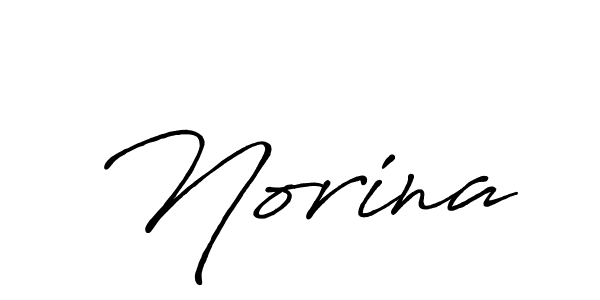 Also You can easily find your signature by using the search form. We will create Norina name handwritten signature images for you free of cost using Antro_Vectra_Bolder sign style. Norina signature style 7 images and pictures png