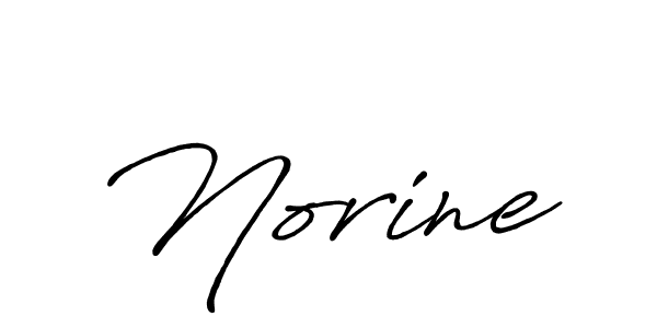Norine stylish signature style. Best Handwritten Sign (Antro_Vectra_Bolder) for my name. Handwritten Signature Collection Ideas for my name Norine. Norine signature style 7 images and pictures png