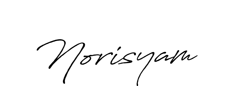 Once you've used our free online signature maker to create your best signature Antro_Vectra_Bolder style, it's time to enjoy all of the benefits that Norisyam name signing documents. Norisyam signature style 7 images and pictures png