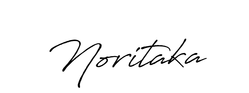 How to make Noritaka name signature. Use Antro_Vectra_Bolder style for creating short signs online. This is the latest handwritten sign. Noritaka signature style 7 images and pictures png