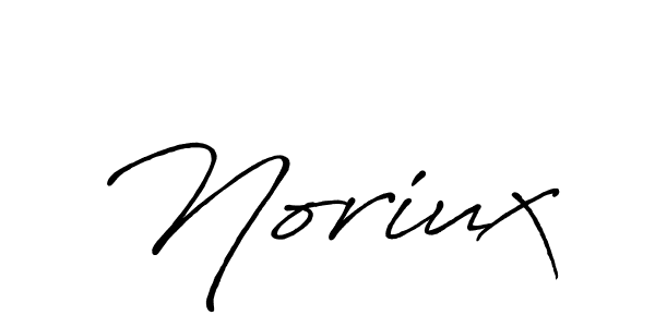 Noriux stylish signature style. Best Handwritten Sign (Antro_Vectra_Bolder) for my name. Handwritten Signature Collection Ideas for my name Noriux. Noriux signature style 7 images and pictures png