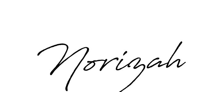 Also we have Norizah name is the best signature style. Create professional handwritten signature collection using Antro_Vectra_Bolder autograph style. Norizah signature style 7 images and pictures png