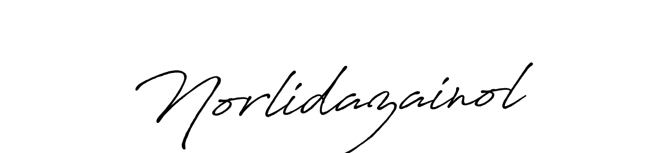 How to make Norlidazainol name signature. Use Antro_Vectra_Bolder style for creating short signs online. This is the latest handwritten sign. Norlidazainol signature style 7 images and pictures png