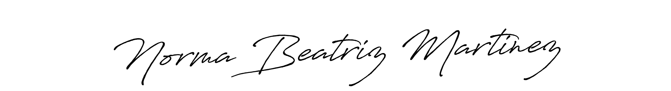 How to make Norma Beatriz Martinez name signature. Use Antro_Vectra_Bolder style for creating short signs online. This is the latest handwritten sign. Norma Beatriz Martinez signature style 7 images and pictures png