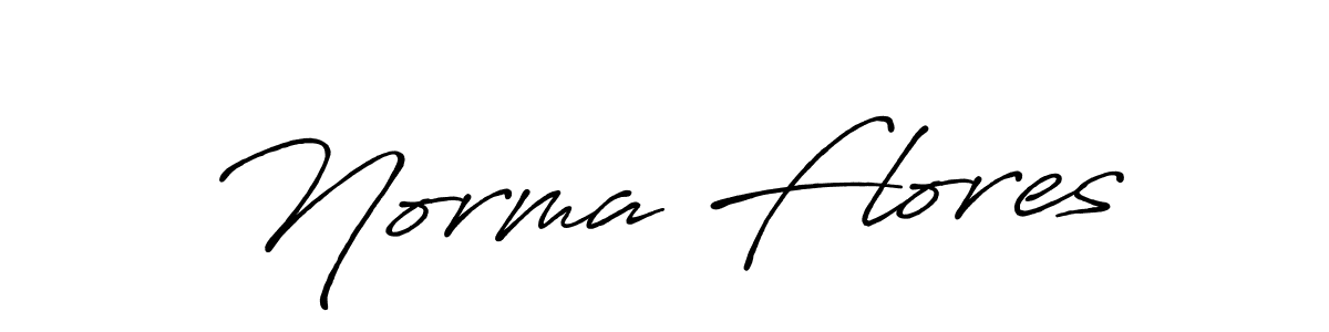 How to make Norma Flores name signature. Use Antro_Vectra_Bolder style for creating short signs online. This is the latest handwritten sign. Norma Flores signature style 7 images and pictures png