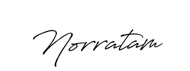 Norratam stylish signature style. Best Handwritten Sign (Antro_Vectra_Bolder) for my name. Handwritten Signature Collection Ideas for my name Norratam. Norratam signature style 7 images and pictures png