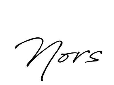 Make a beautiful signature design for name Nors. Use this online signature maker to create a handwritten signature for free. Nors signature style 7 images and pictures png