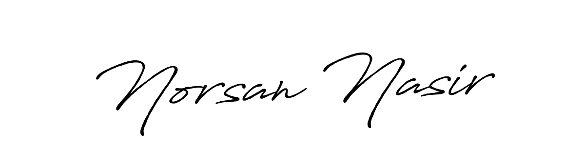 How to Draw Norsan Nasir signature style? Antro_Vectra_Bolder is a latest design signature styles for name Norsan Nasir. Norsan Nasir signature style 7 images and pictures png