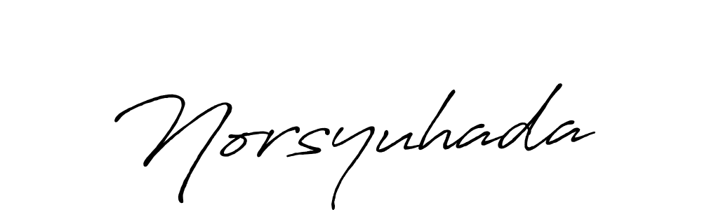 It looks lik you need a new signature style for name Norsyuhada. Design unique handwritten (Antro_Vectra_Bolder) signature with our free signature maker in just a few clicks. Norsyuhada signature style 7 images and pictures png