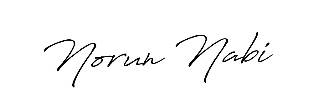 Norun Nabi stylish signature style. Best Handwritten Sign (Antro_Vectra_Bolder) for my name. Handwritten Signature Collection Ideas for my name Norun Nabi. Norun Nabi signature style 7 images and pictures png