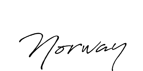 Use a signature maker to create a handwritten signature online. With this signature software, you can design (Antro_Vectra_Bolder) your own signature for name Norway. Norway signature style 7 images and pictures png