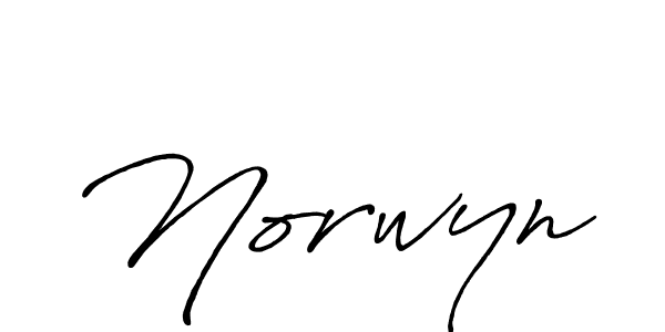 Also we have Norwyn name is the best signature style. Create professional handwritten signature collection using Antro_Vectra_Bolder autograph style. Norwyn signature style 7 images and pictures png