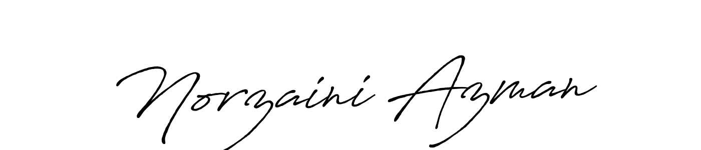 Antro_Vectra_Bolder is a professional signature style that is perfect for those who want to add a touch of class to their signature. It is also a great choice for those who want to make their signature more unique. Get Norzaini Azman name to fancy signature for free. Norzaini Azman signature style 7 images and pictures png