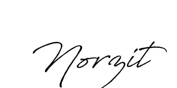 Norzit stylish signature style. Best Handwritten Sign (Antro_Vectra_Bolder) for my name. Handwritten Signature Collection Ideas for my name Norzit. Norzit signature style 7 images and pictures png