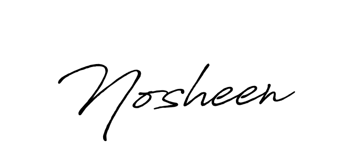 Also You can easily find your signature by using the search form. We will create Nosheen name handwritten signature images for you free of cost using Antro_Vectra_Bolder sign style. Nosheen signature style 7 images and pictures png