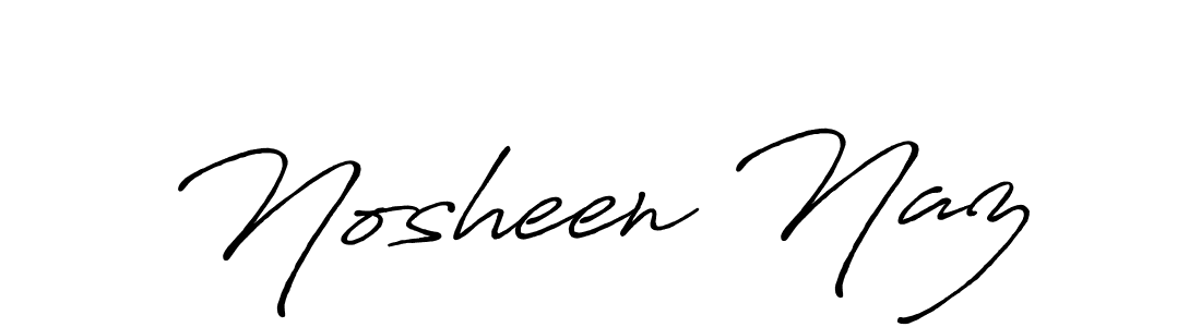 This is the best signature style for the Nosheen Naz name. Also you like these signature font (Antro_Vectra_Bolder). Mix name signature. Nosheen Naz signature style 7 images and pictures png