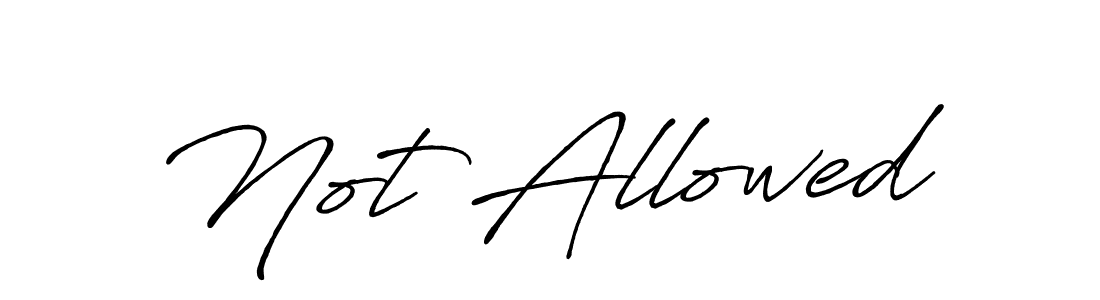 Similarly Antro_Vectra_Bolder is the best handwritten signature design. Signature creator online .You can use it as an online autograph creator for name Not Allowed. Not Allowed signature style 7 images and pictures png