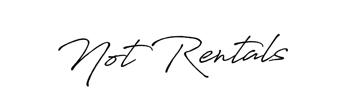 It looks lik you need a new signature style for name Not Rentals. Design unique handwritten (Antro_Vectra_Bolder) signature with our free signature maker in just a few clicks. Not Rentals signature style 7 images and pictures png