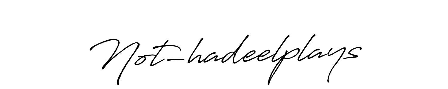 Once you've used our free online signature maker to create your best signature Antro_Vectra_Bolder style, it's time to enjoy all of the benefits that Not-hadeelplays name signing documents. Not-hadeelplays signature style 7 images and pictures png