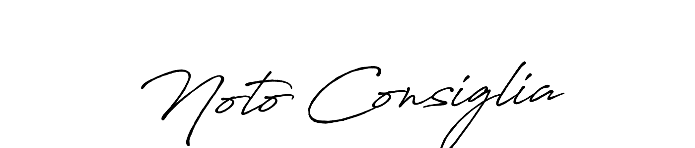 Also we have Noto Consiglia name is the best signature style. Create professional handwritten signature collection using Antro_Vectra_Bolder autograph style. Noto Consiglia signature style 7 images and pictures png