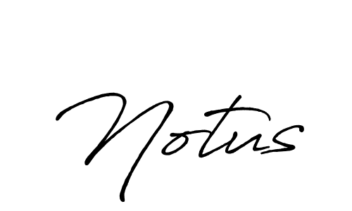 Best and Professional Signature Style for Notus. Antro_Vectra_Bolder Best Signature Style Collection. Notus signature style 7 images and pictures png