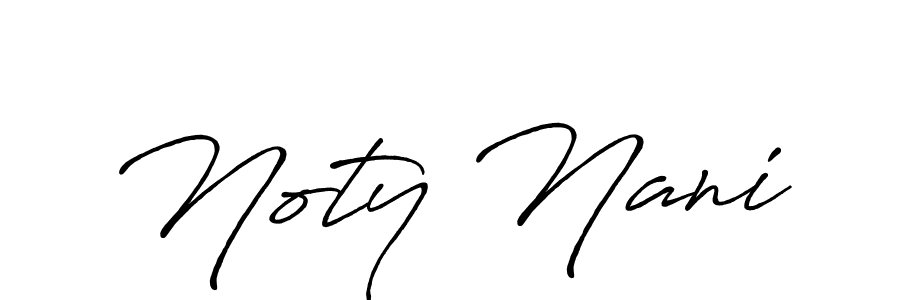 It looks lik you need a new signature style for name Noty Nani. Design unique handwritten (Antro_Vectra_Bolder) signature with our free signature maker in just a few clicks. Noty Nani signature style 7 images and pictures png