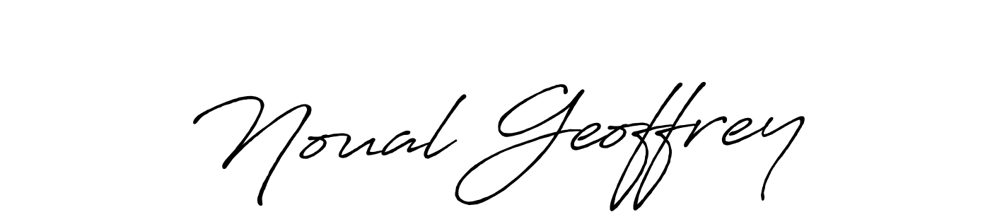 Use a signature maker to create a handwritten signature online. With this signature software, you can design (Antro_Vectra_Bolder) your own signature for name Noual Geoffrey. Noual Geoffrey signature style 7 images and pictures png