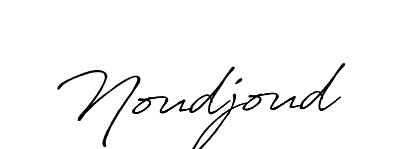 Make a beautiful signature design for name Noudjoud. With this signature (Antro_Vectra_Bolder) style, you can create a handwritten signature for free. Noudjoud signature style 7 images and pictures png