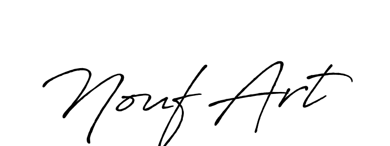 You should practise on your own different ways (Antro_Vectra_Bolder) to write your name (Nouf Art) in signature. don't let someone else do it for you. Nouf Art signature style 7 images and pictures png