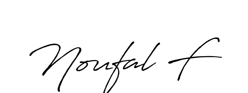 Make a beautiful signature design for name Noufal F. Use this online signature maker to create a handwritten signature for free. Noufal F signature style 7 images and pictures png