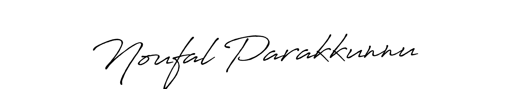 Antro_Vectra_Bolder is a professional signature style that is perfect for those who want to add a touch of class to their signature. It is also a great choice for those who want to make their signature more unique. Get Noufal Parakkunnu name to fancy signature for free. Noufal Parakkunnu signature style 7 images and pictures png