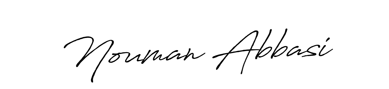 You should practise on your own different ways (Antro_Vectra_Bolder) to write your name (Nouman Abbasi) in signature. don't let someone else do it for you. Nouman Abbasi signature style 7 images and pictures png